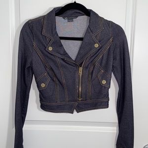 A/X Armani Exchange fitted denim jacket